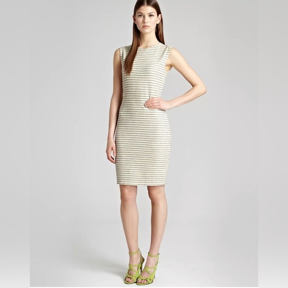 Reiss Dresses & Skirts - BOGO Reiss Cream & Gray Striped Dress